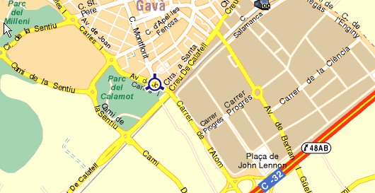 pinche para ir al mapa viamichelin