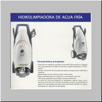 Hidrolimpiadores industriales de agua fria